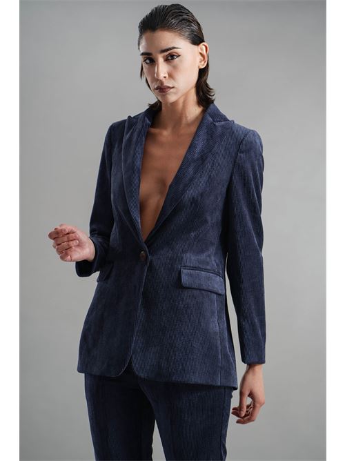 Giacca in velluto elmas phil | 040541BLU